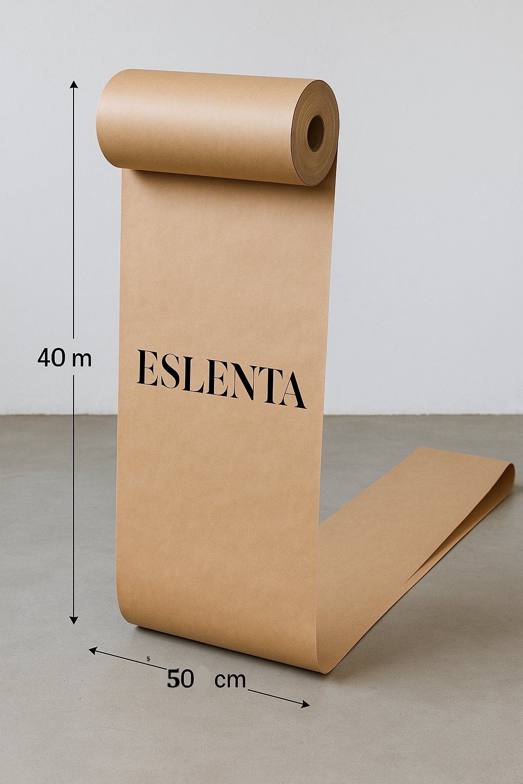 50cm Yazma ve Paketleme Kraft Kağıt Rulosu