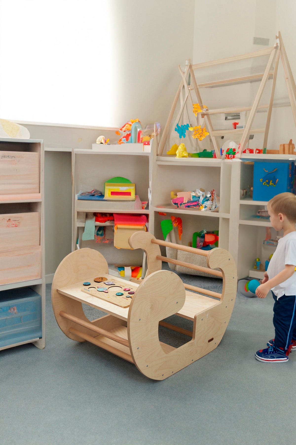 Demonte Ahşap Bebek & Çocuk Masası